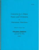 Concerto In A Major : For Piano and Orchestra / edited by Shirley Bean.