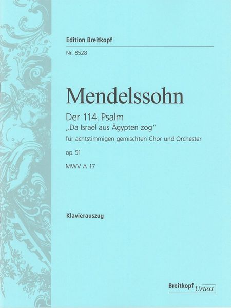 114. Psalm, Op. 51 : Piano reduction.