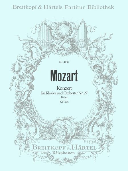 Klavierkonzert Nr. 27 B-Dur, K. 595.