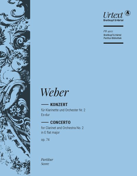 Klarinettenkonzert Nr. 2 Es-Dur : For Clarinet and Orchestra.