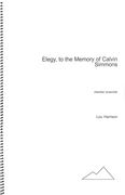 Elegy, To The Memory Of Calvin Simmons : For Chamber Ensemble (1982).