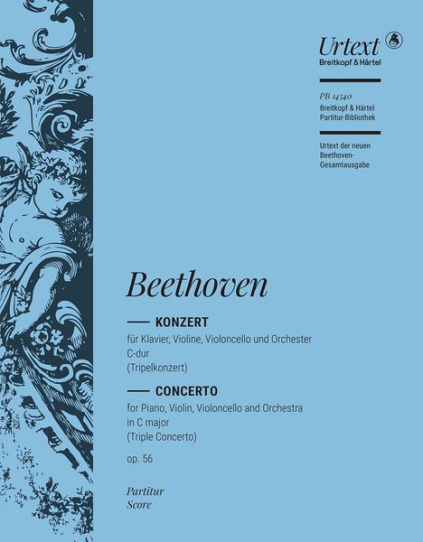 Konzert C-Dur, Op. 56 : Für Klavier, Violine, Violoncello und Orchester (Tripelkonzert).