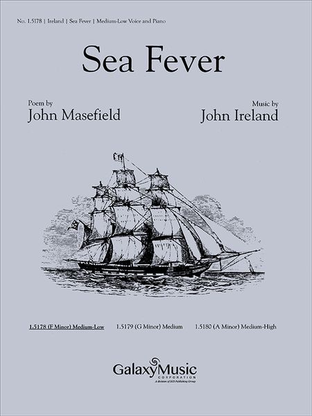Sea Fever : For Medium-Low Voice and Piano.
