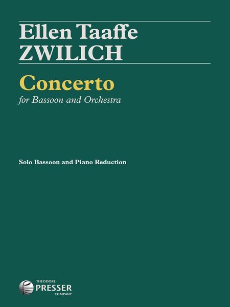 Concerto : For Bassoon and Orchestra (1992) - Piano reduction.