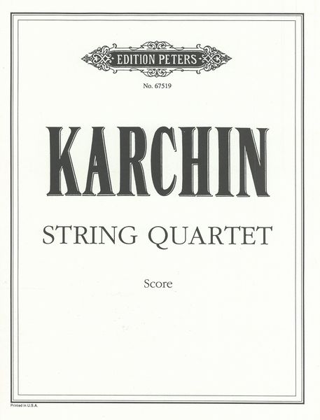 String Quartet (1991).
