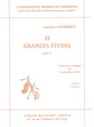24 Grandes Etudes, Vol. 2 : For Saxophone.
