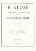 25 Etudes De Mecanisme : For Saxophone.