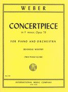 Concertpiece In F Minor, Op. 79 : For Piano and Orchestra - reduction For Two Pianos, Four Hands.