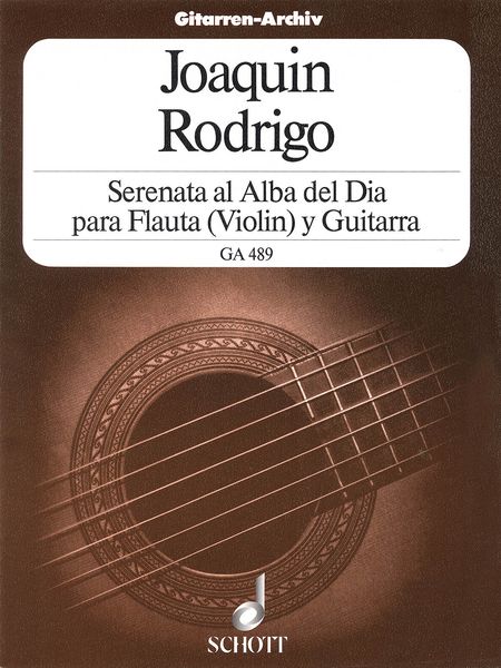 Serenata Al Alba Del Dia [Serenade To The Dawn] : For Flute & Guitar Or Violin and Guitar.