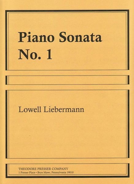 Piano Sonata No. 1, Op. 1 (1977).