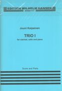 Trio No. 1, Op. 21 : For Clarinet, Cello and Piano.