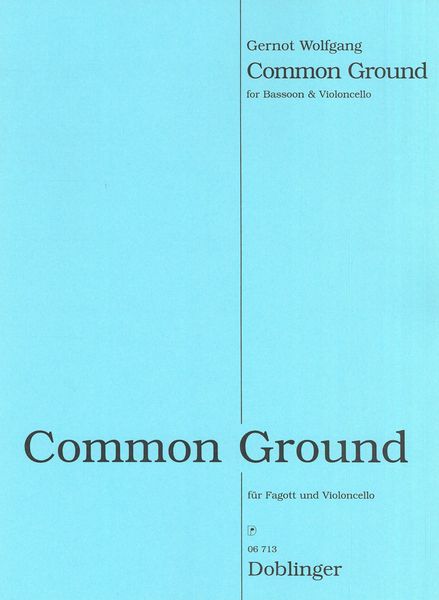 Common Ground : For Bassoon and Violoncello (2005).
