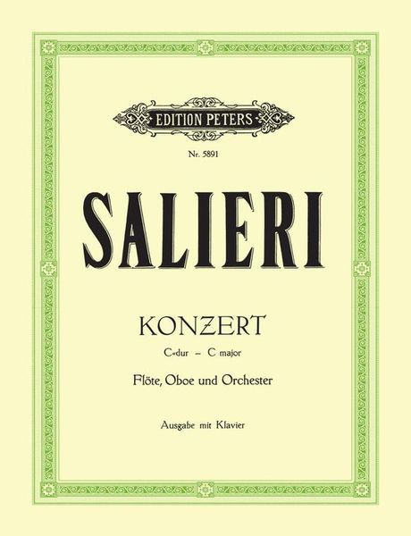 Concerto In C Major : For Flute, Oboe and Orchestra - Piano reduction / edited by J. Wojciechowski.