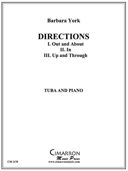 Directions : For Tuba and Symphonic Band (2003) - Piano reduction.