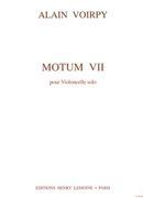 Motum VII : For Violoncelle Solo.