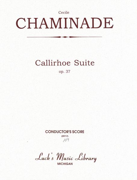 Callirhoe Suite, Op. 37.