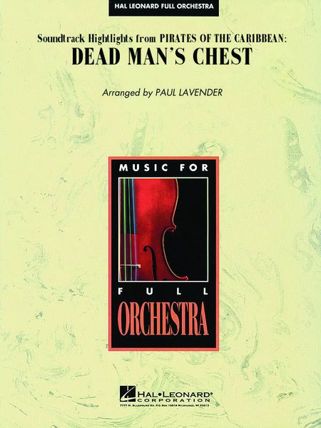 Pirates of The Caribbean - Dead Man's Chest : For Full Orchestra.