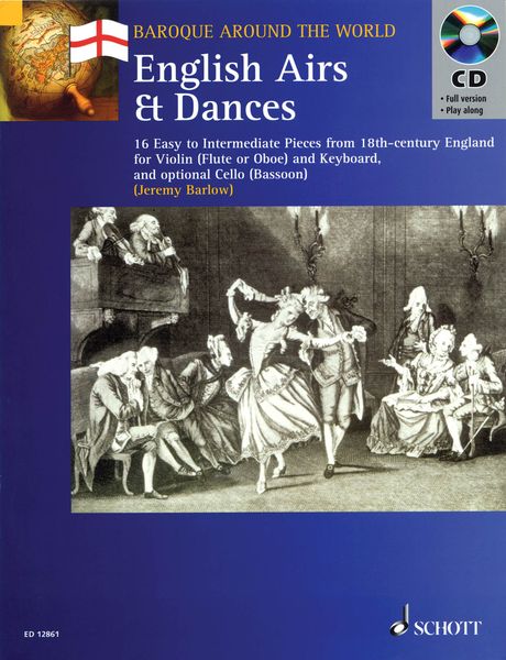 English Airs and Dances : For Violin (Flute Or Oboe) and Keyboard, and Optional Cello (Bassoon).