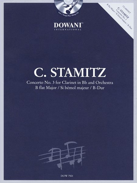 Concerto No. 3 In B Flat Major : For Clarinet and Orchestra.