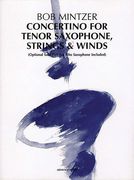 Concertino For Tenor Or Alto Saxophone, Strings and Winds.