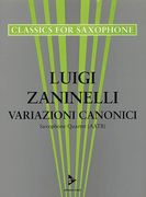 Variazioni Canonici : For Saxophone Quartet (AATB).