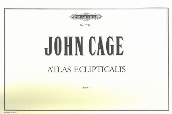 Atlas Eclipticalis : Oboe 1 Part.