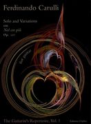 Solo And Variations On Nel Cor Piu From La Molinara By Paisiello, Op. 107 : For Guitar.