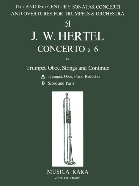 Concerto A 6 : For Trumpet, Oboe, Strings and Continuo.