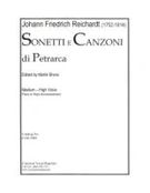 Sonetti E Canzoni Di Petrarca.