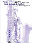 Three Essays : For Saxophone Quartet (SATB).