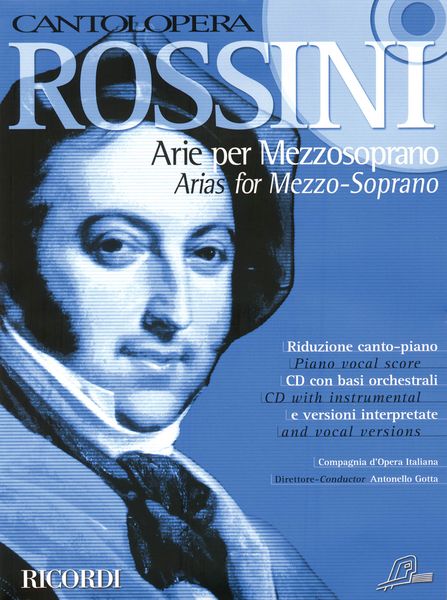 Arias For Mezzo Soprano : Vocal Score & CD With Orchestral Accompaniment.