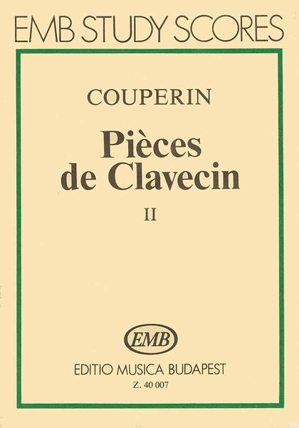 Pieces De Clavecin, Vol. 2.