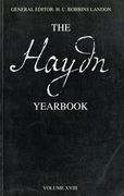 Haydn Yearbook, Vol. XVIII / Editor H. C. Robbins Landon.