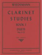 Clarinet Studies (Practical and Theoretical Studies), Vol. I, Duets 1-12 : For Two Clarinets.