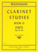 Clarinet Studies (Practical and Theoretical Studies), Vol. II, Duets 13-24 : For Two Clarinets.