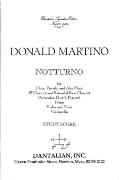 Notturno : For Flute/Picc/Alto Flute, Cl./Bass Cl., Percussion, Piano, Violin (Or Viola) & Cello.