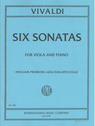 Six Cello Sonatas : arranged For Viola and Piano (Primrose).