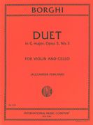 Duet In G Major, Op. 5 No. 3 : For Violin and Violoncello.