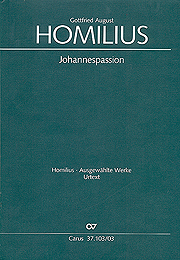 Johannespassion, HOWV 1.4 / edited by Uwe Wolf.