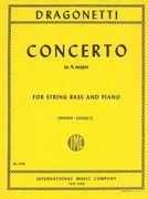 Concerto In A Major : For String Bass and Piano.