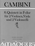 Quintet No. 8 In F Major : For 2 Violins, Viola And 2 Violoncelli / Edited By Yvonne Morgan.