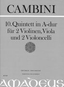 Quintet No. 10 In A Major : For 2 Violins, Viola And 2 Violoncelli / Edited By Yvonne Morgan.