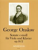 Sonate In C-Moll, Op. 16 No. 2 : Für Viola Und Klavier / Edited By Bernhard Päuler.