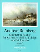 Quintett Es-Dur, Op. 57 : Für Klarinette, Violine, 2 Violen Und Violoncello / Ed. Bernhard Päuler.