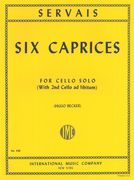 Six Caprices (With 2nd Violoncello), Op. 11 : For Violoncello Solo (Becker).