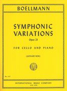 Symphonic Variations, Op. 23 : For Violoncello and Piano (Rose).