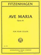 Ave Maria, Op. 41 : For Four Violoncellos.