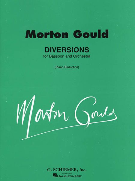 Diversions : For Bassoon and Orchestra - Piano reduction.