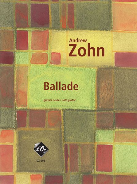 Ballade : For Guitar Solo (2006).