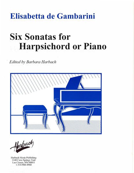Six Sonatas For Harpsichord Or Piano / edited by Barbara Harbach (1747-8) [Download].